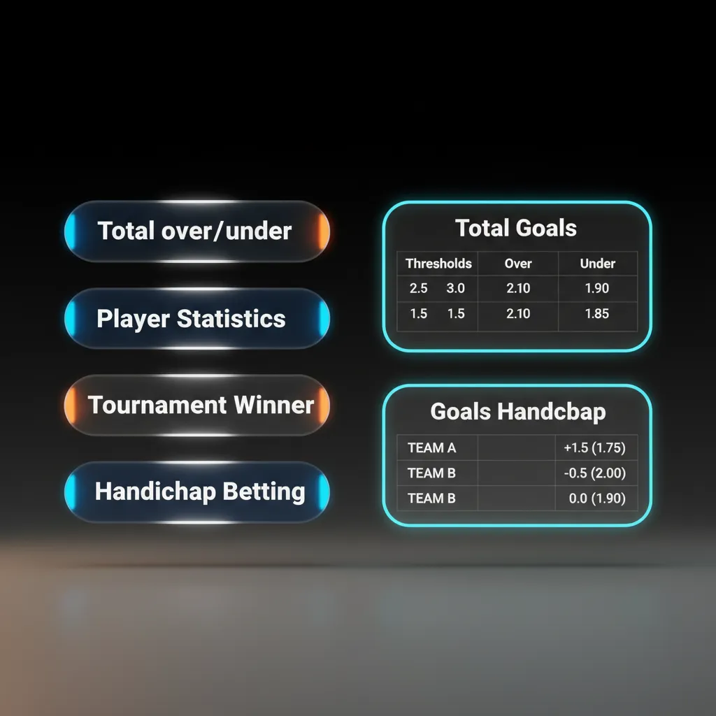 Single: one pick; Express: higher potential return, higher risk; System: returns even if one leg loses; bet slip view.