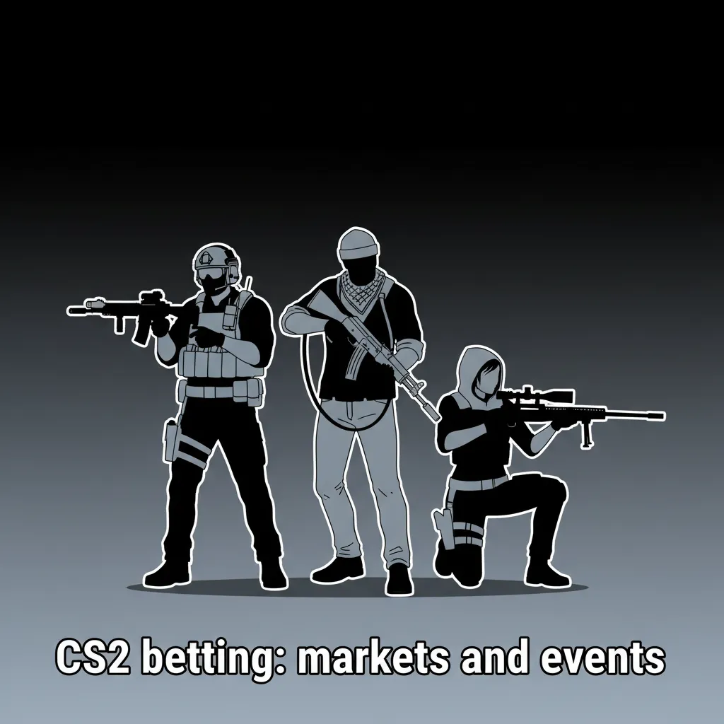 CS2 betting: markets like match winner, rounds O/U, pistol, handicaps, correct score; events: Majors, ESL, BLAST, IEM.