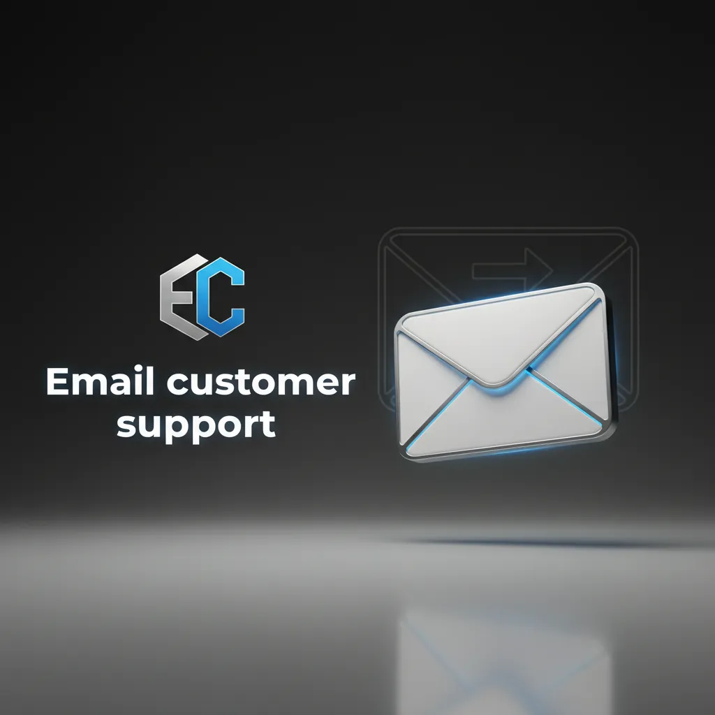 Email customer support guide with addresses for general, payments, verification, security, complaints; replies in 2-12 hours