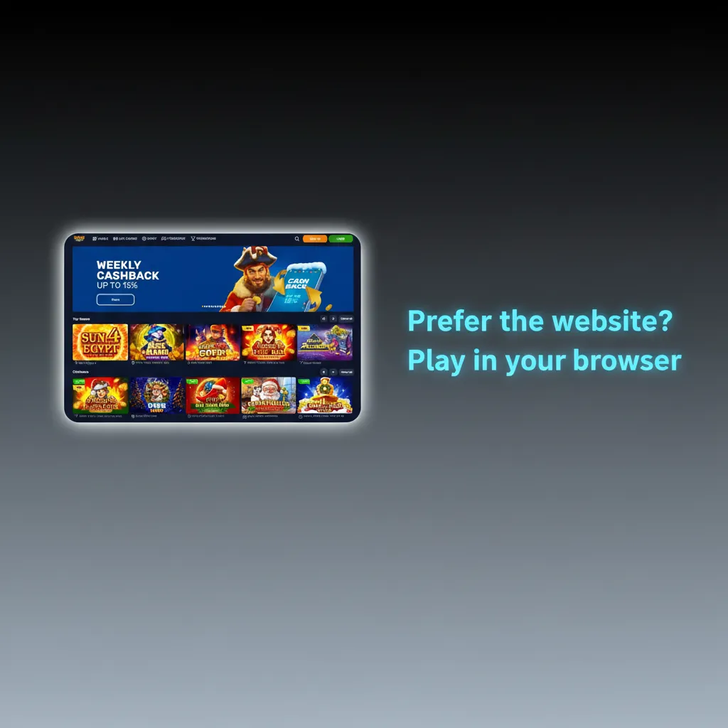 Play in your browser—no download. Access the same markets, casino games, bonuses, and a synced account across devices.