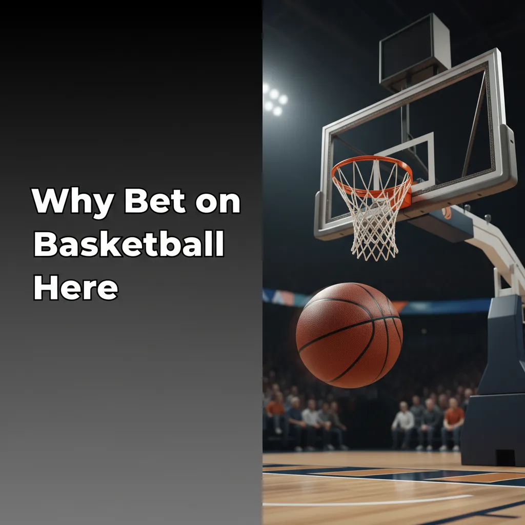 Graphic: Why Bet on Basketball Here—NBA/EuroLeague, sharp odds, Bet Builder, in-play Cash Out, live stats.