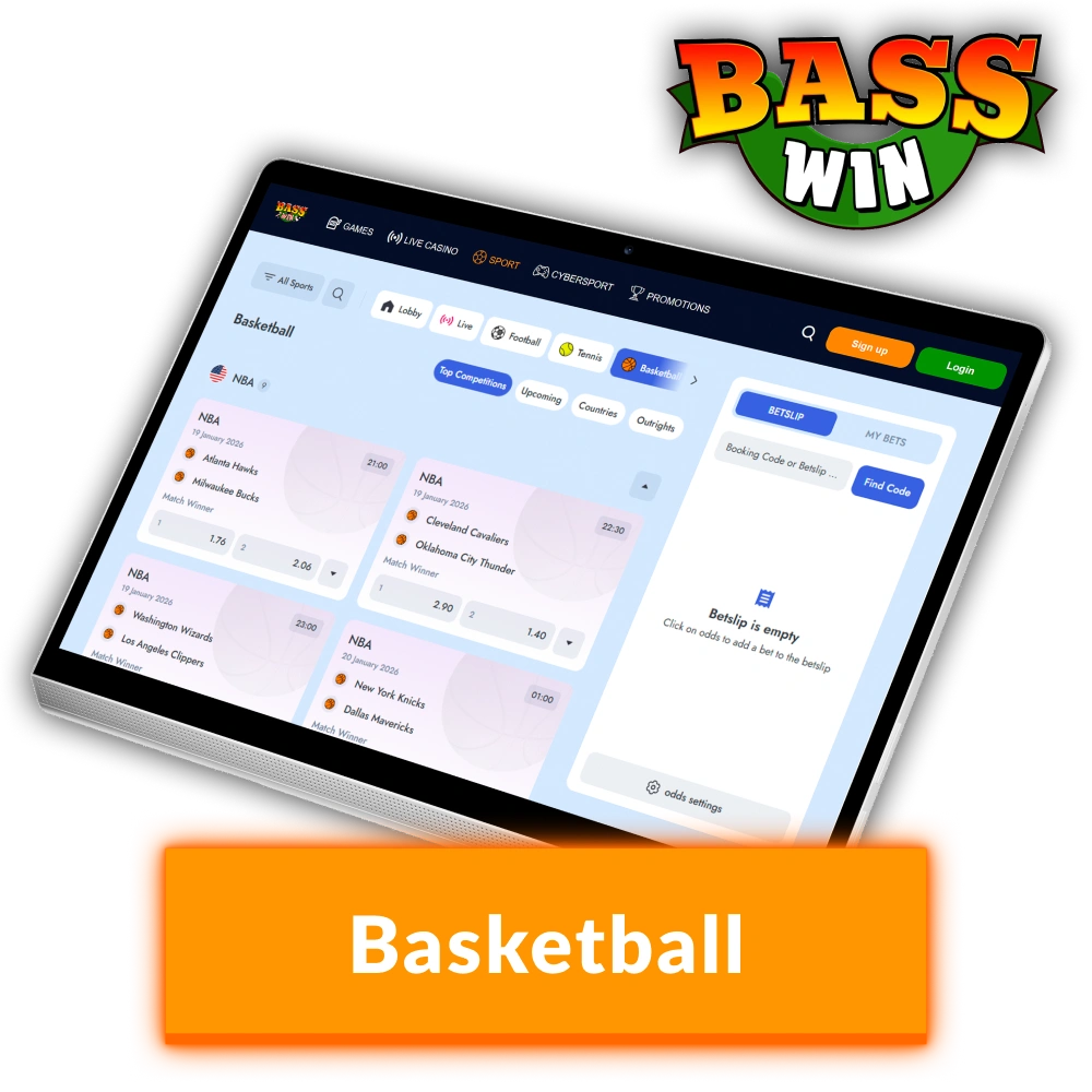 Predict Basketball game outcomes and enjoy betting at Basswin India.