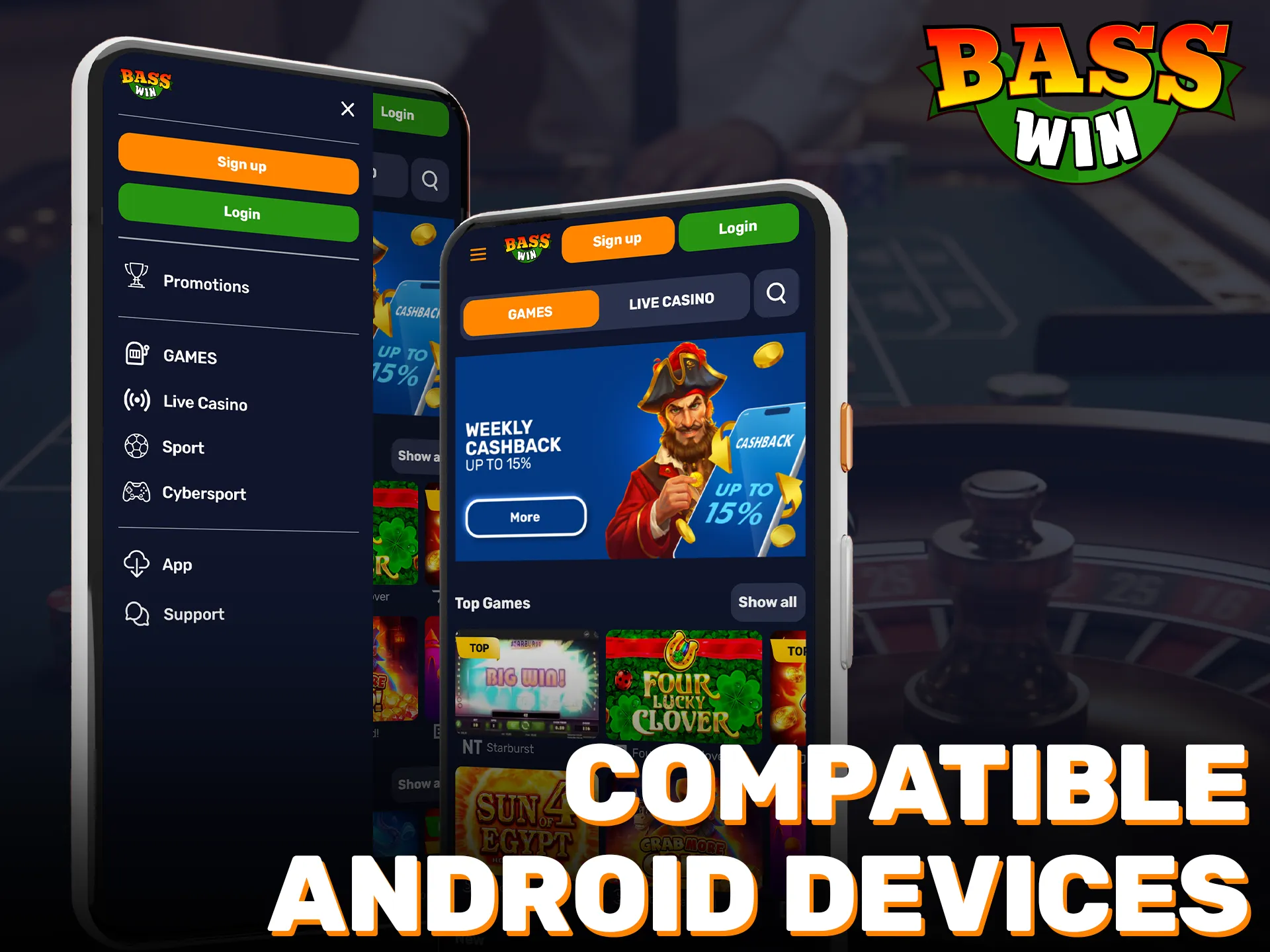 Check the list of compatible Android devices to run Basswin smoothly.