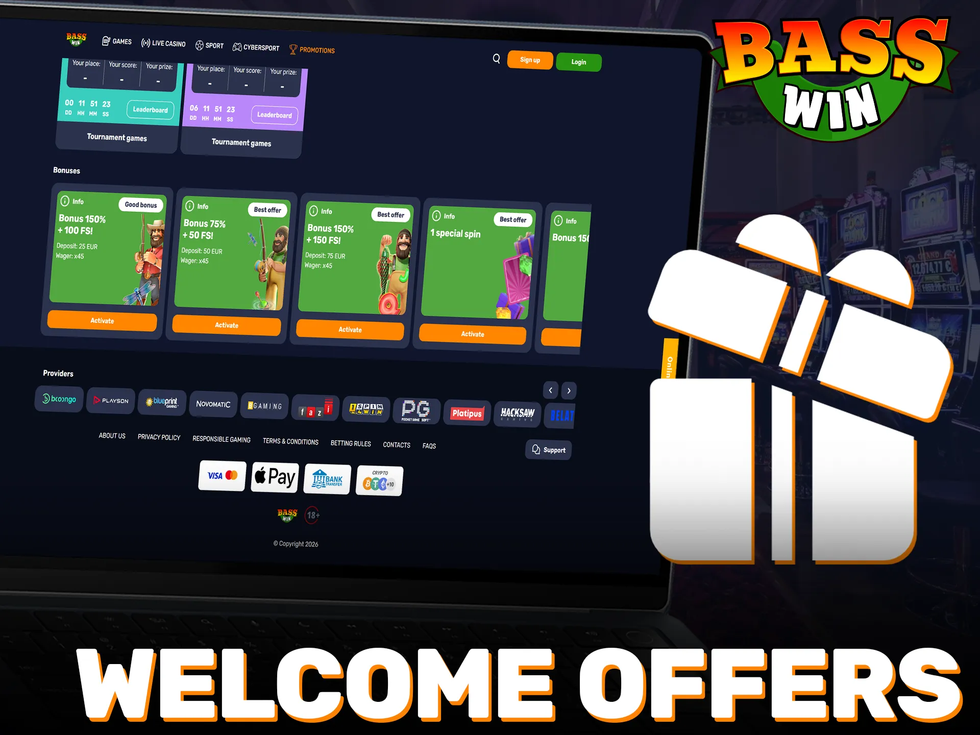 Claim attractive Basswin welcome offers to boost your Aviator play.
