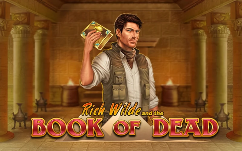 Play the legendary Book of Dead casino slot at Basswin.