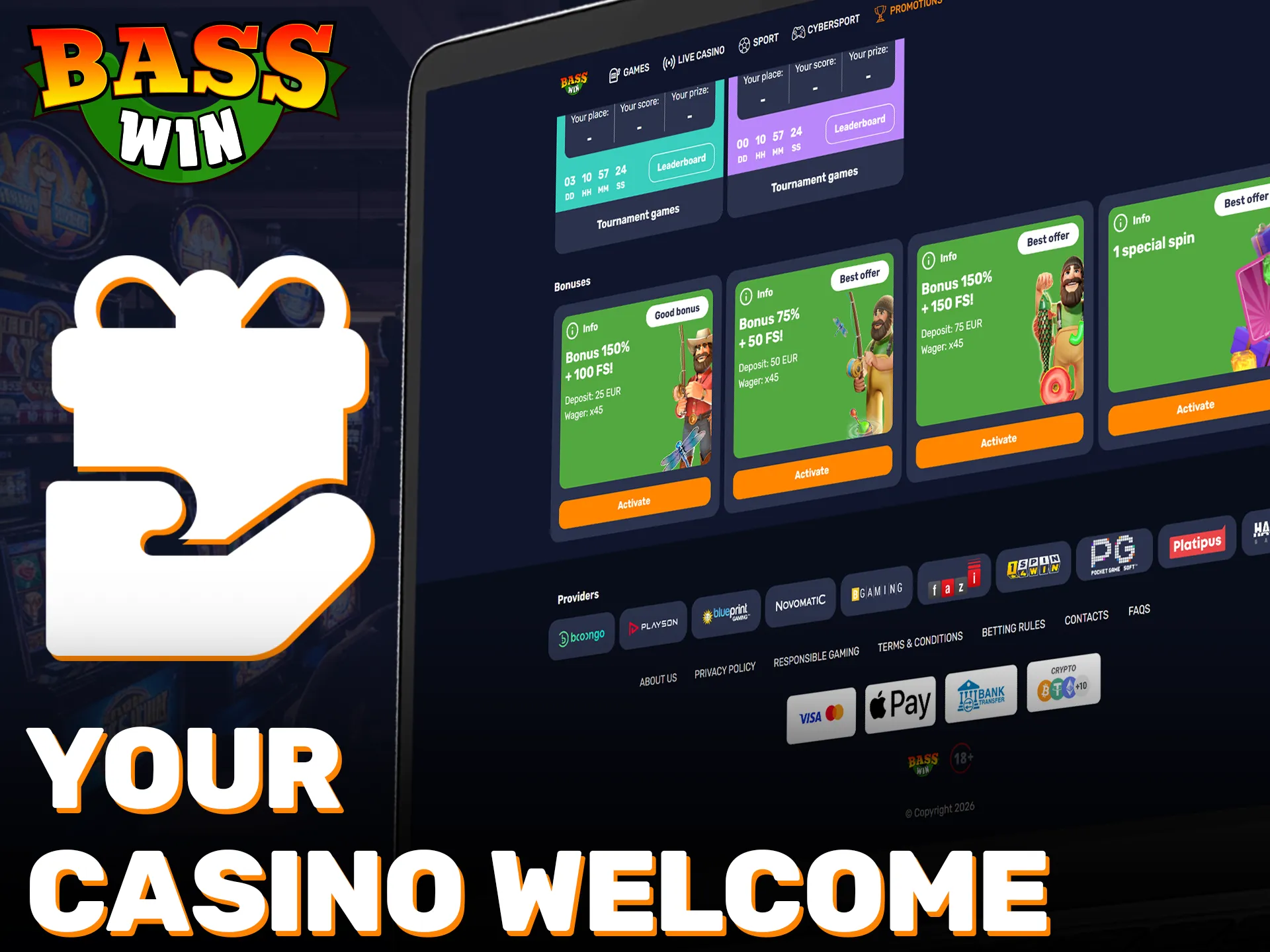 Join the official Basswin platform and claim your casino welcome offer.