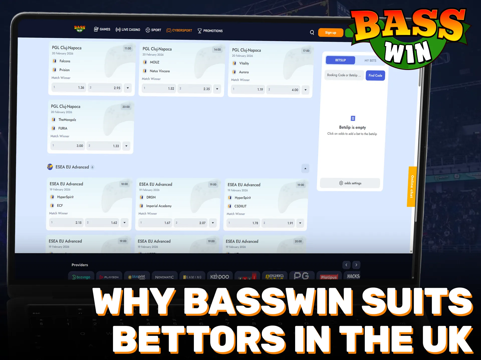Discover why Basswin is the top choice for UK CS2 fans.
