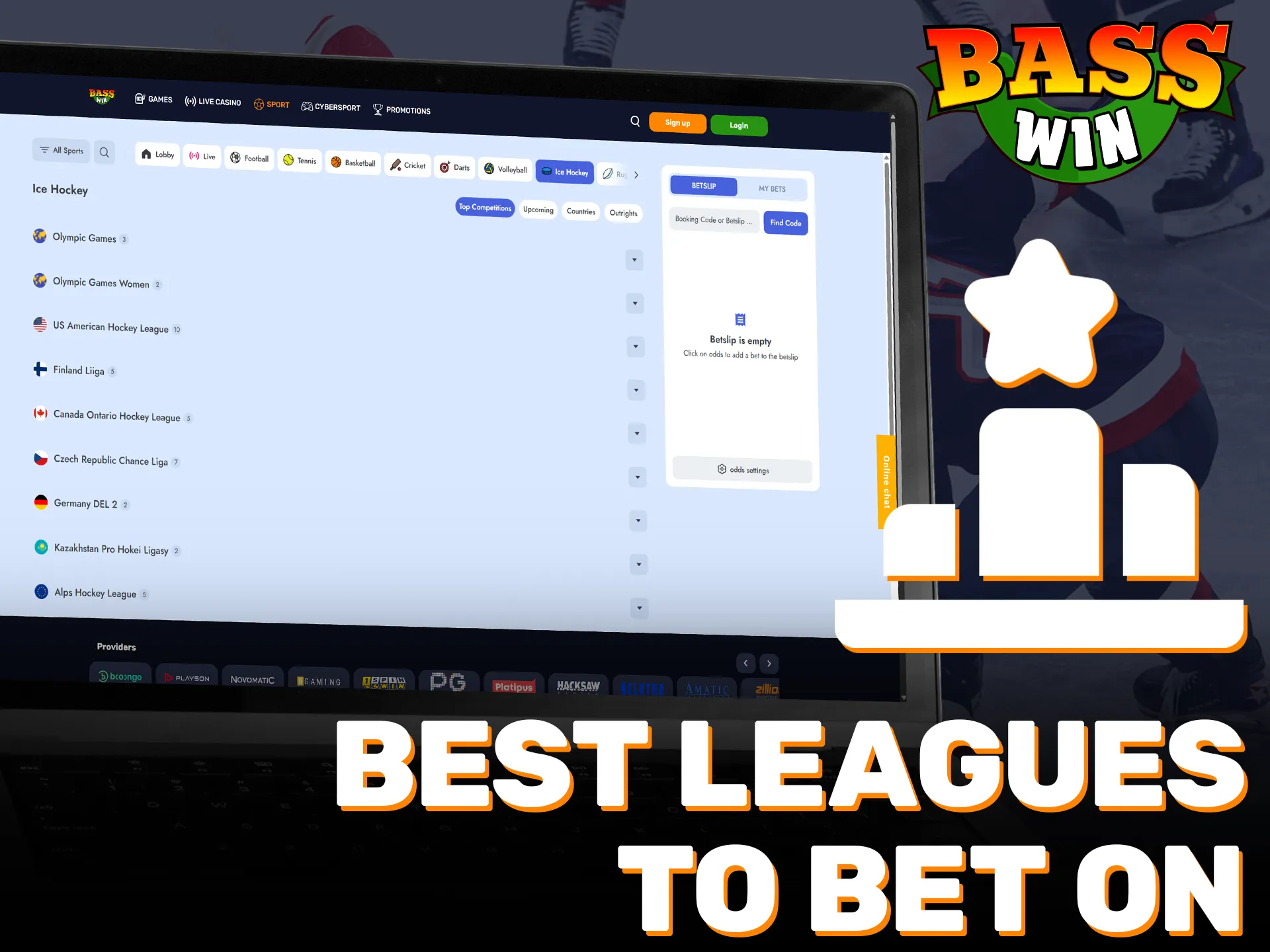 Explore the best ice hockey leagues at Basswin in UK.