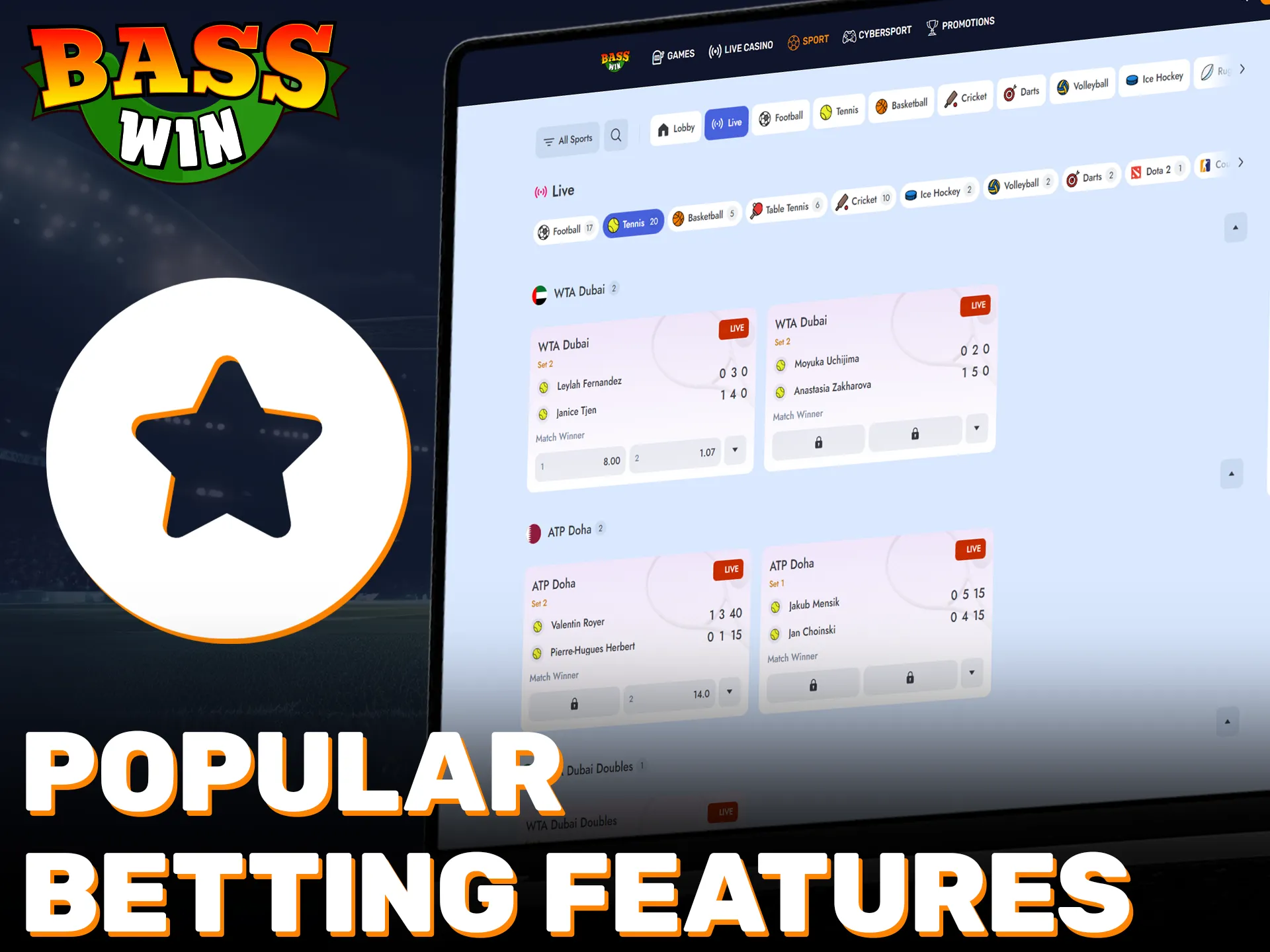 Utilize popular Basswin betting features to maximize your potential.