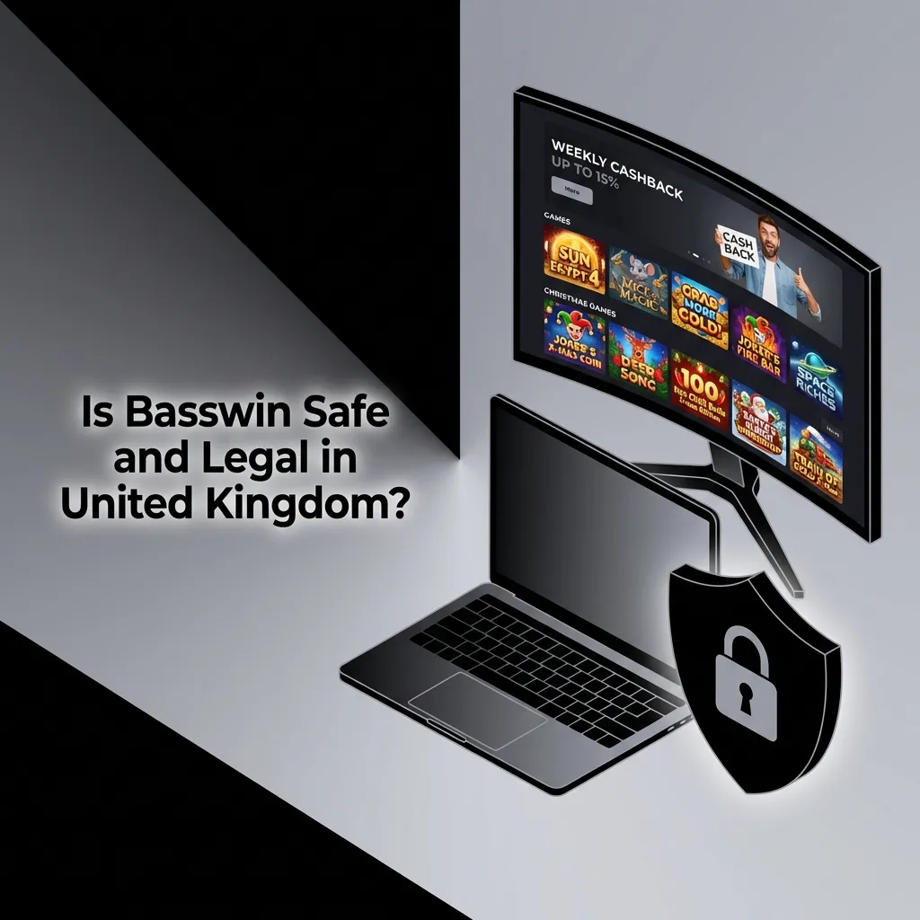 Basswin casino security features including Curaçao license, SSL encryption, and RNG-certified games for UK players