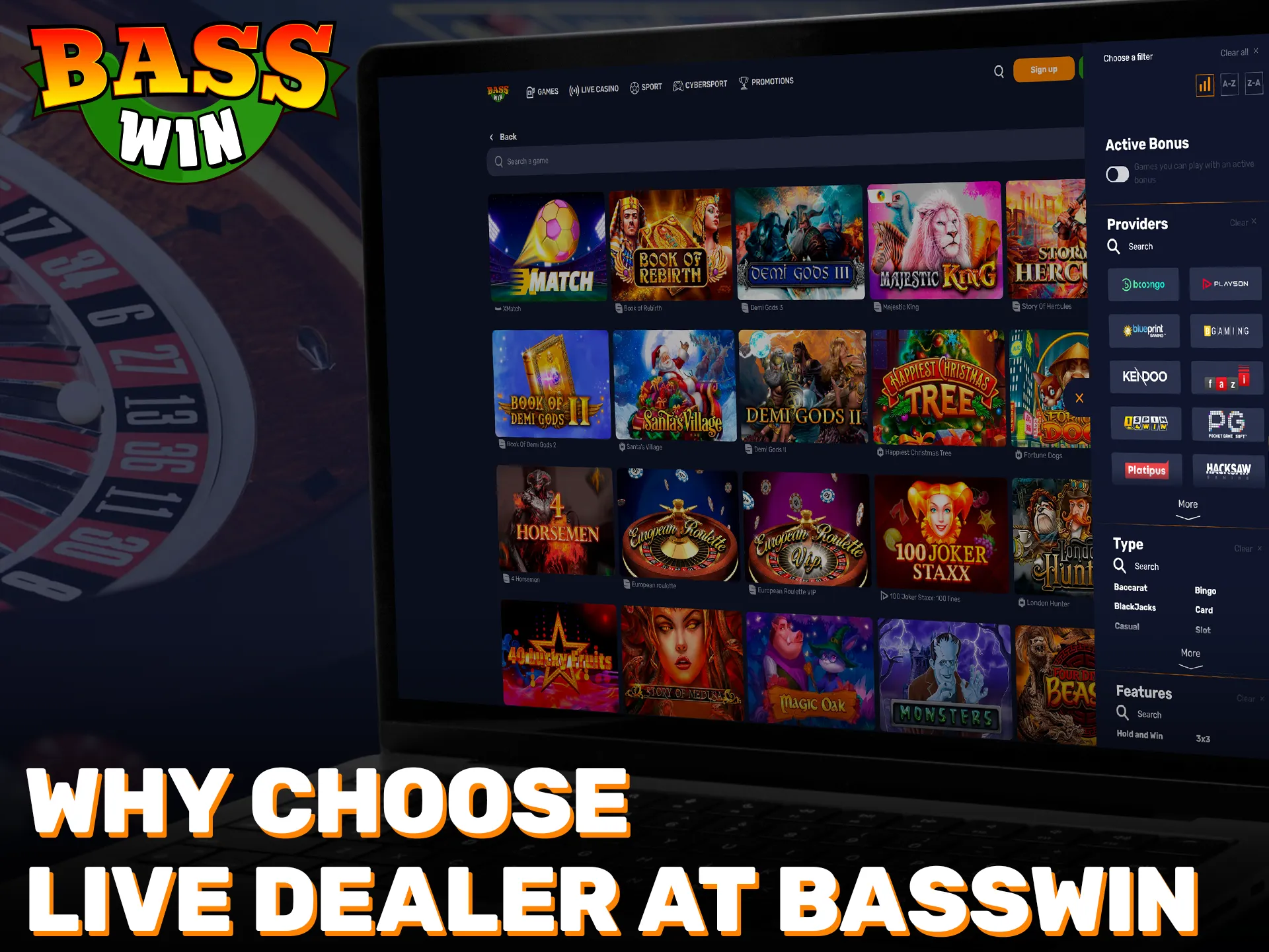 Discover why choose live dealer at Official Basswin for top gaming.