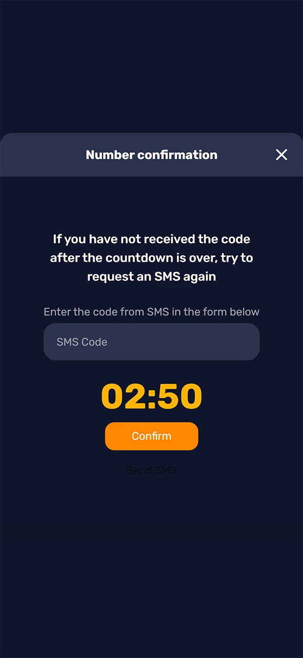 Provide the two-step verification code to secure your app Basswin login.