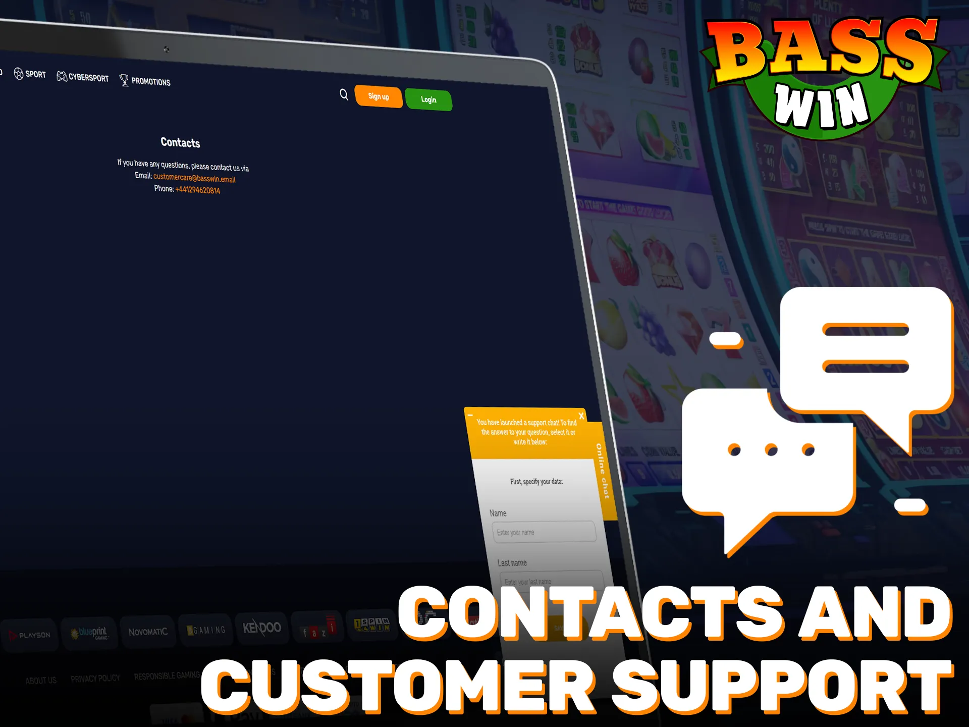 Reach out to Basswin contacts and customer support for instant help.