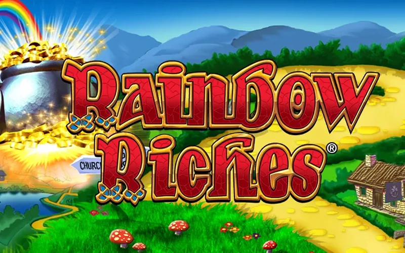 Start spinning the reels of the Rainbow Riches slot at Basswin.