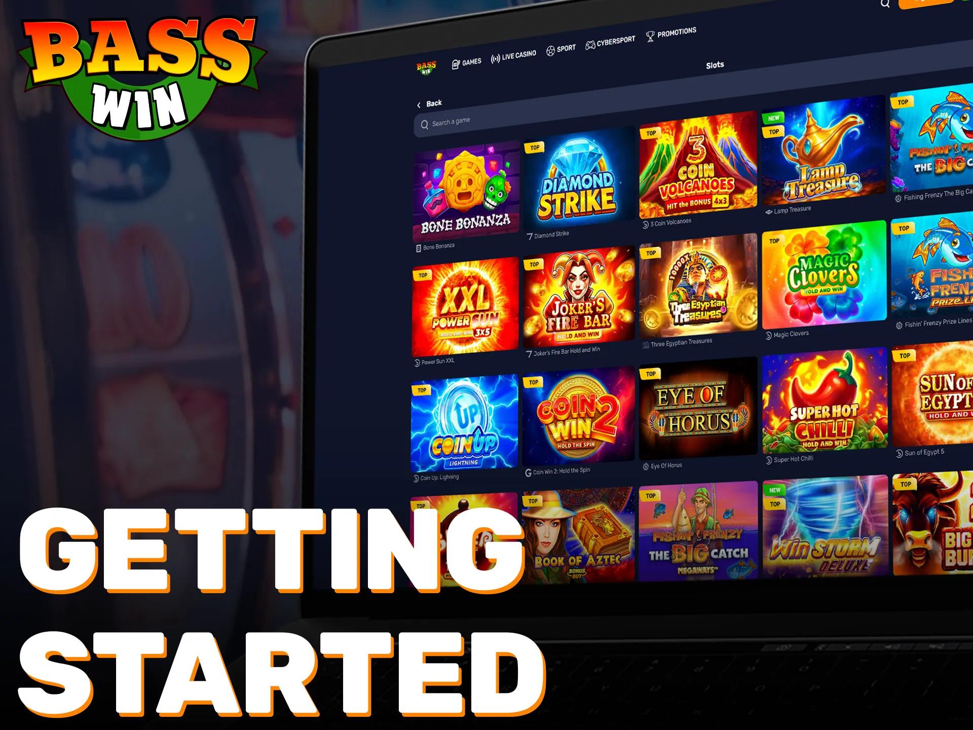 Start your journey by getting started on Basswin slots today.