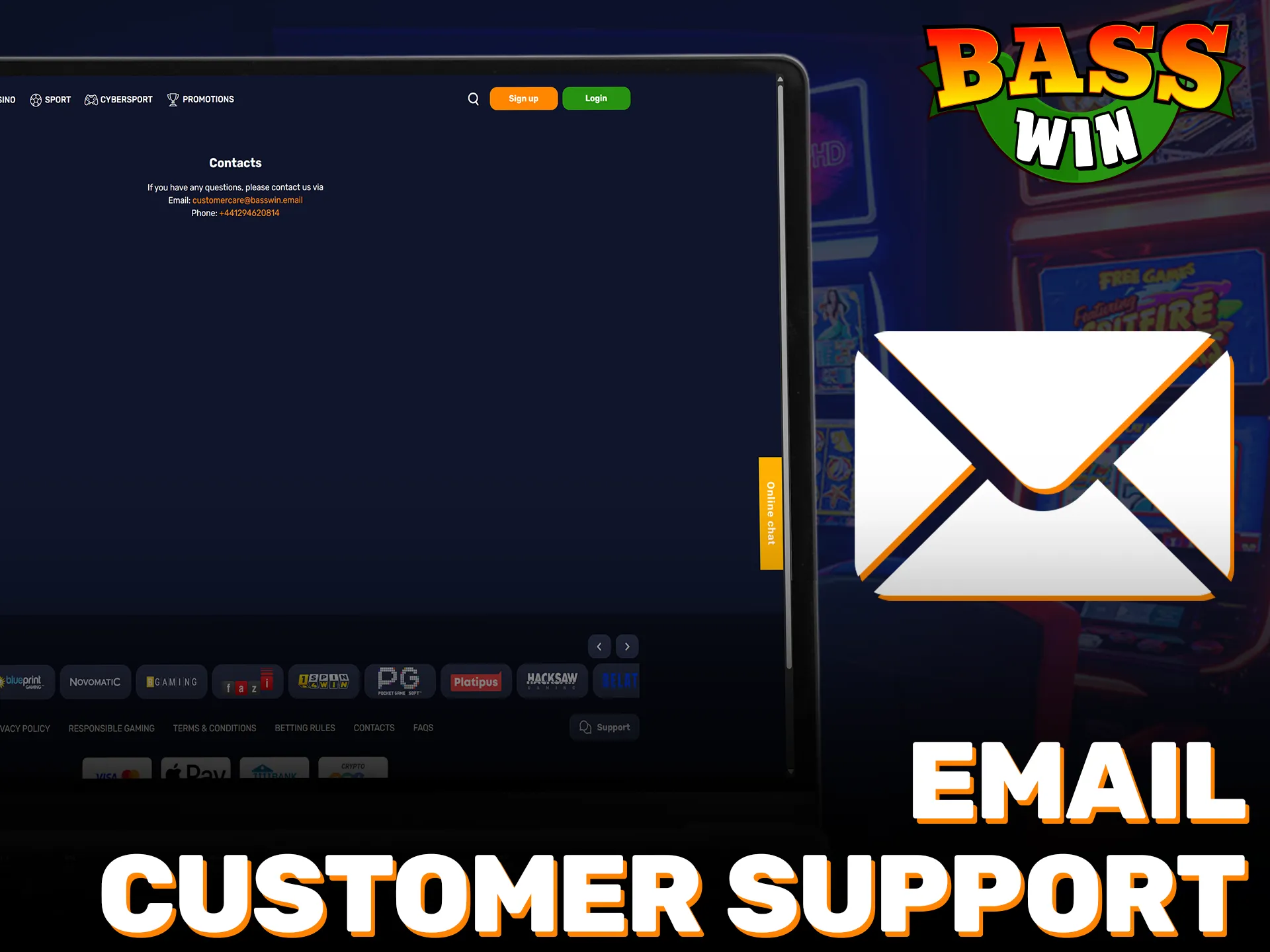 Contact the Basswin Support team by email to resolve your inquiries.