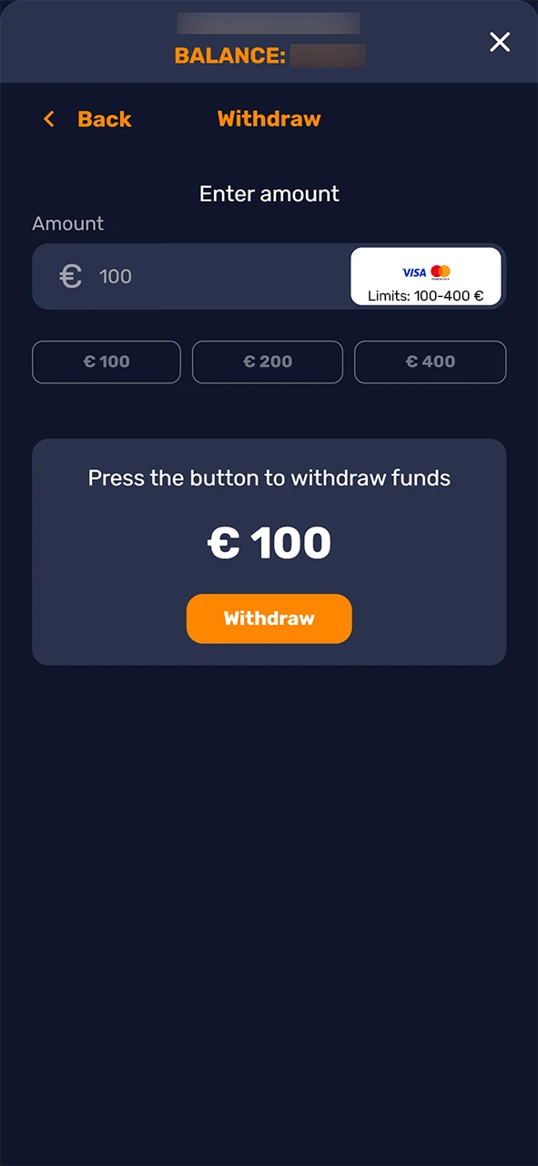 Finalize the withdrawal transaction and monitor your funds at Basswin.