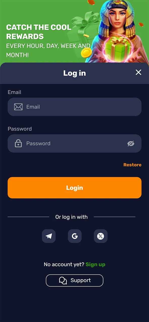 Access your account for betting in the Basswin app.