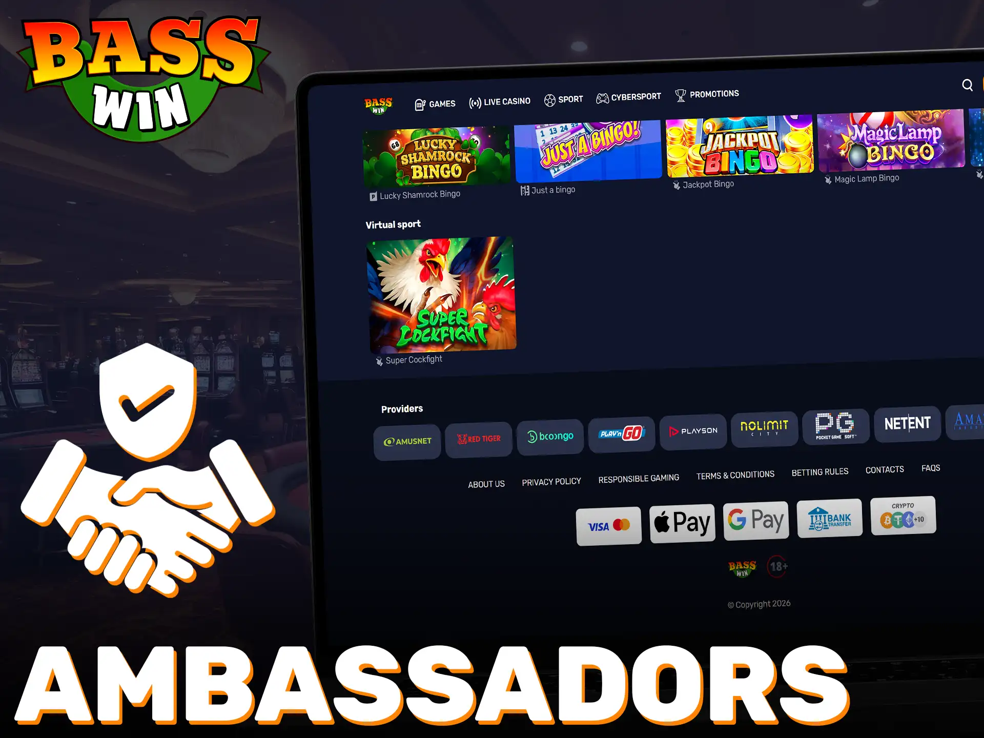 Meet the official Basswin brand ambassadors and partners today.