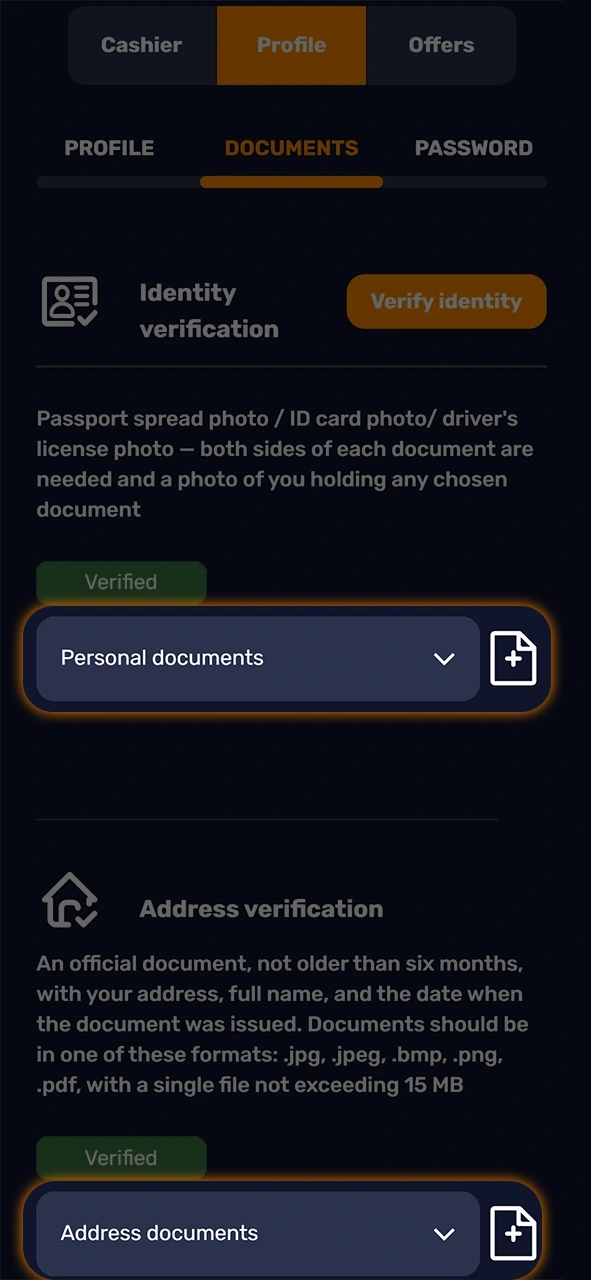Refresh your details for verification at Basswin to keep access.